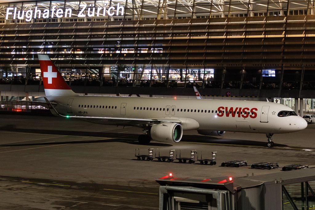 Flughafen Zürich: Swiss (LX / SWR) | Airbus A321-271NX A21N | HB-JPA | MSN 09417