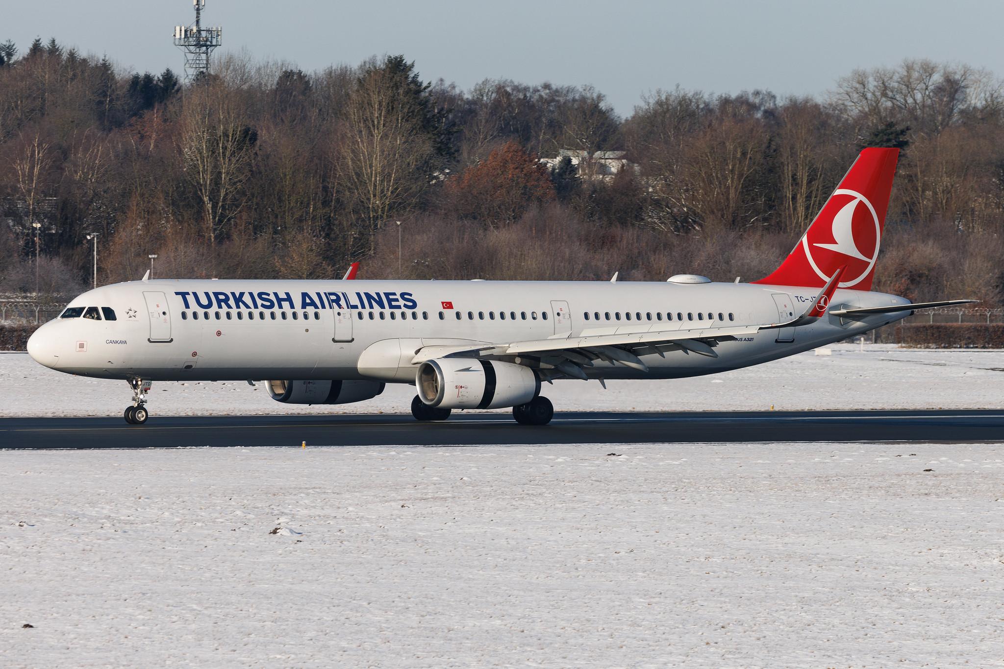 Hamburg Airport: Turkish Airlines (TK / THY) | Airbus A321-231 A321 | TC-JTD | MSN 6822