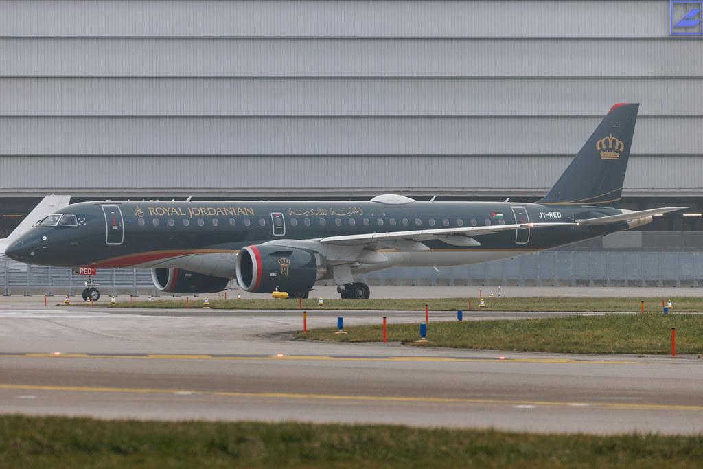 Flughafen Zürich: Royal Jordanian (RJ / RJA) | Embraer E190-E2 E290 | JY-RED | MSN 19020139