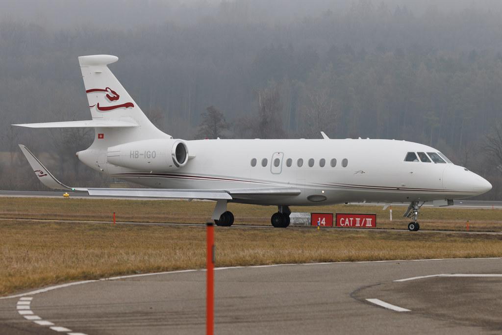 Flughafen Zürich: CAT Aviation (/ CAZ) | Dassault Falcon 2000LX F2TH | HB-IGO | MSN 347