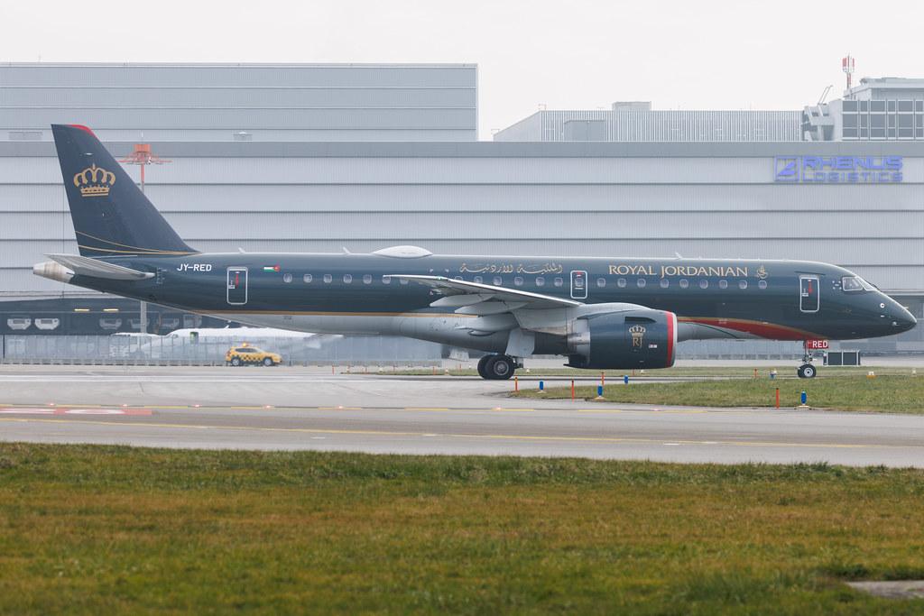 Flughafen Zürich: Royal Jordanian (RJ / RJA) | Embraer E190-E2 E290 | JY-RED | MSN 19020139