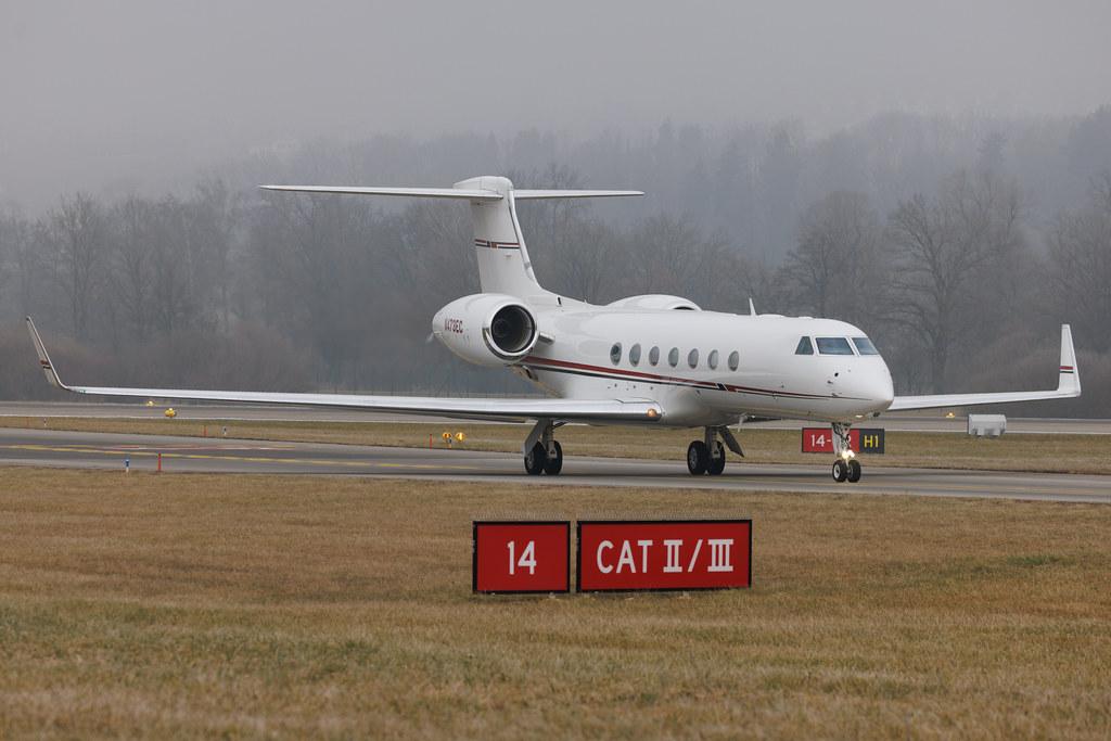 Flughafen Zürich: Private owner | Gulfstream G550 GLF5 | N473EC | MSN 5473