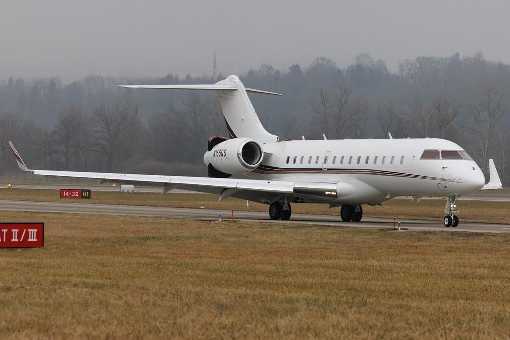 Flughafen Zürich: NetJets (EJA) | Bombardier Global 6000 GLEX | N165QS | MSN 9726