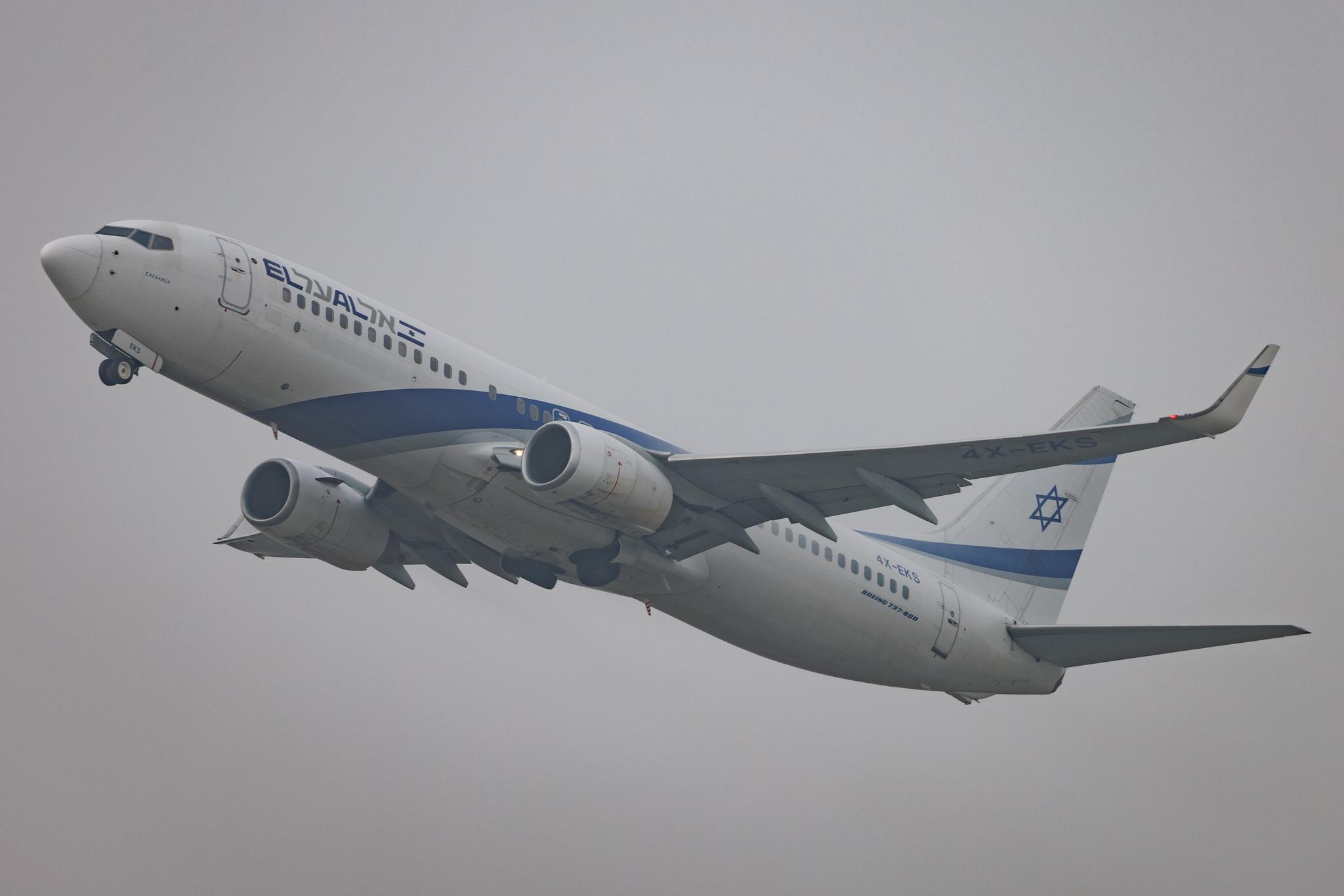 Flughafen Zürich: El Al (LY / ELY) | Boeing 737-8HX B738 | 4X-EKS | MSN 36433