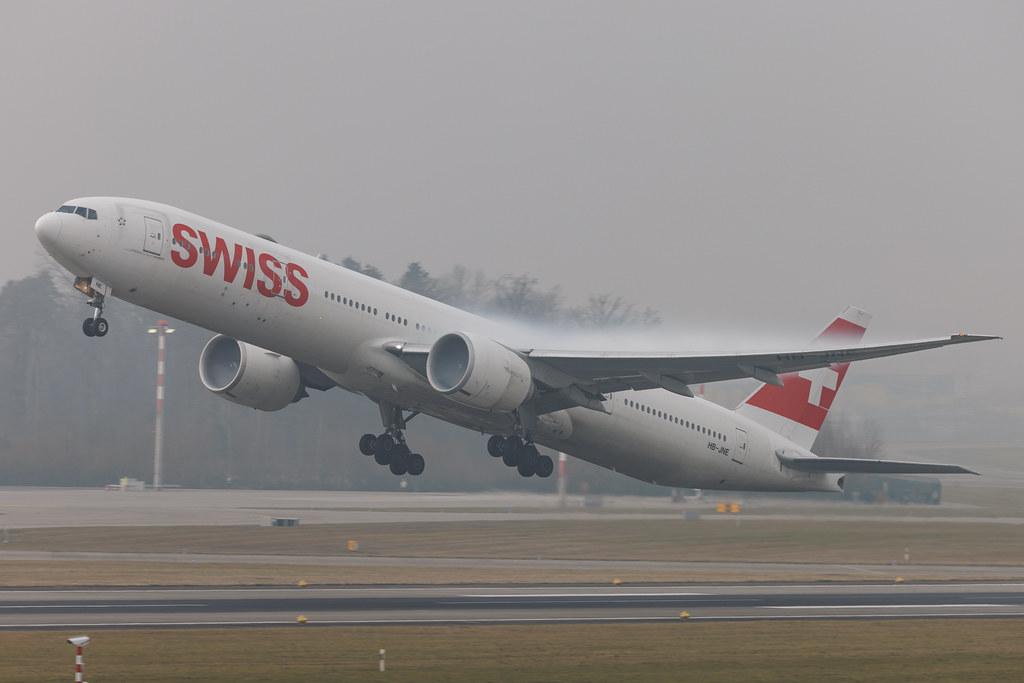 Flughafen Zürich: Swiss (LX / SWR) | Boeing 777-3DE(ER) B77W | HB-JNE | MSN 44586