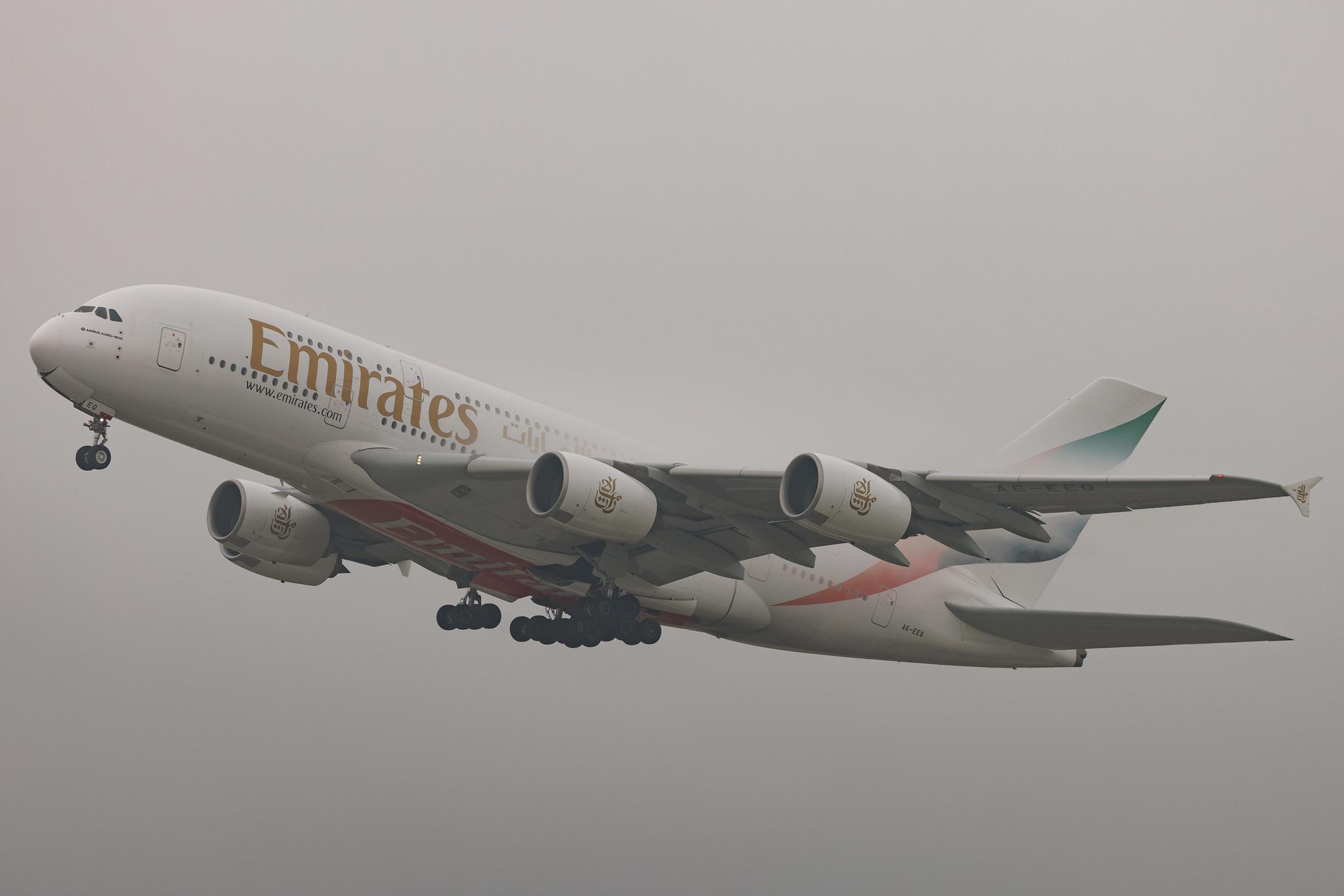 Flughafen Zürich: Emirates (EK / UAE) | Airbus A380-861 A388 | A6-EEQ | MSN 141