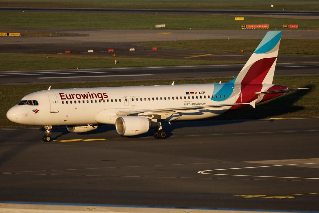 Hamburg Airport: Eurowings (EW / EWG) | Airbus A320-216 A320 | D-ABZI | MSN 3328