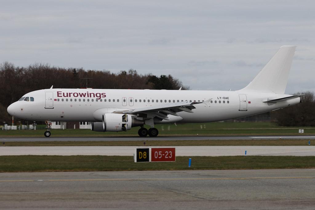 Hamburg Airport: GetJet Airlines (GW / GJT) | Airbus A320-214 A320 | LY-DAE | MSN 03240