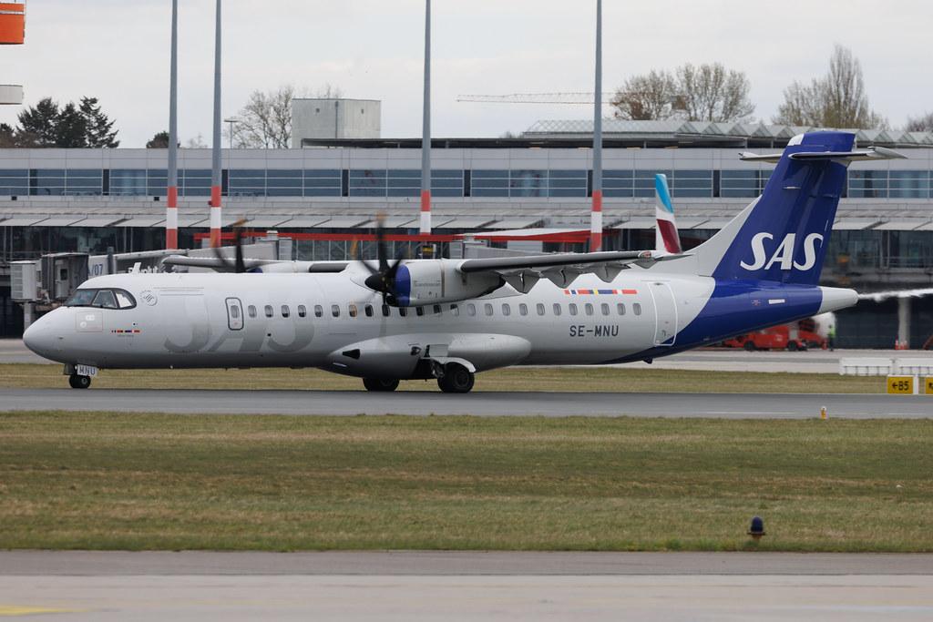 Hamburg Airport: SAS (SK / SAS) | Operator: BRA | ATR 72-600 AT76 | SE-MNU | MSN 1724