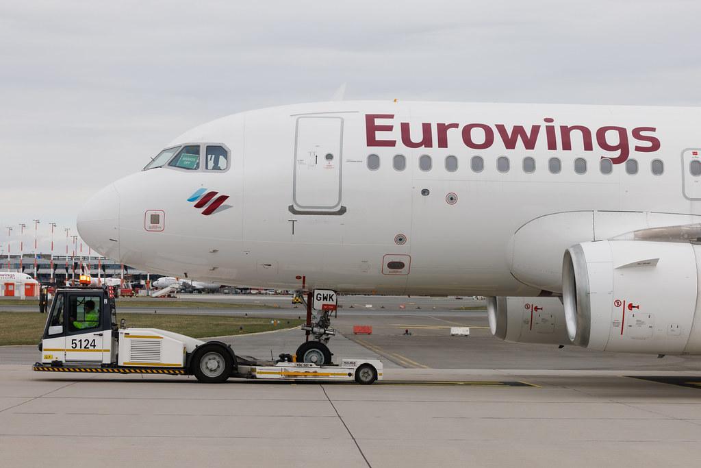 Hamburg Airport: Eurowings (EW / EWG) | Airbus A319-132 A319 | D-AGWK | MSN 3500