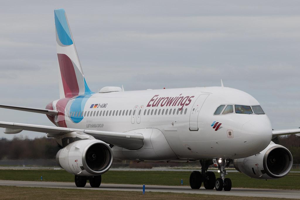 Hamburg Airport: Eurowings (EW / EWG) | Airbus A319-132 A319 | D-AGWG | MSN 3193