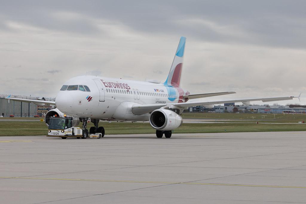 Hamburg Airport: Eurowings (EW / EWG) | Airbus A319-132 A319 | D-AGWK | MSN 3500