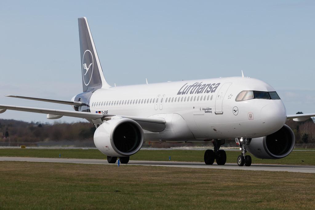 Hamburg Airport: Lufthansa (LH / DLH) | Airbus A320-271N A20N | D-AINE | MSN 7103