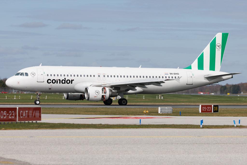 Hamburg Airport: Condor (DE / CFG) | Operator: Fly Air41 | Airbus A320-214 A320 | 9A-SHO | MSN 03840