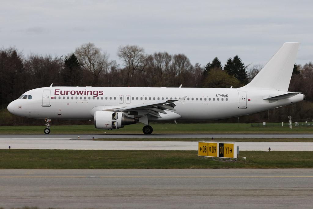 Hamburg Airport: GetJet Airlines (GW / GJT) | Airbus A320-214 A320 | LY-DAE | MSN 03240