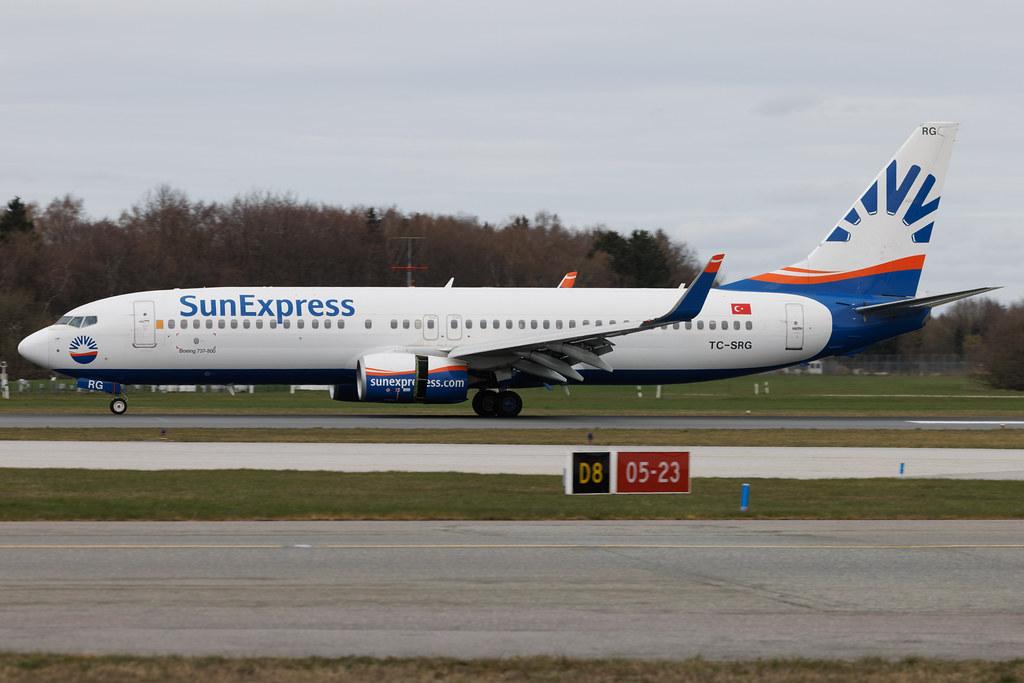 Hamburg Airport: SunExpress (XQ / SXS) | Boeing 737-8JP B738 | TC-SRG | MSN 39435