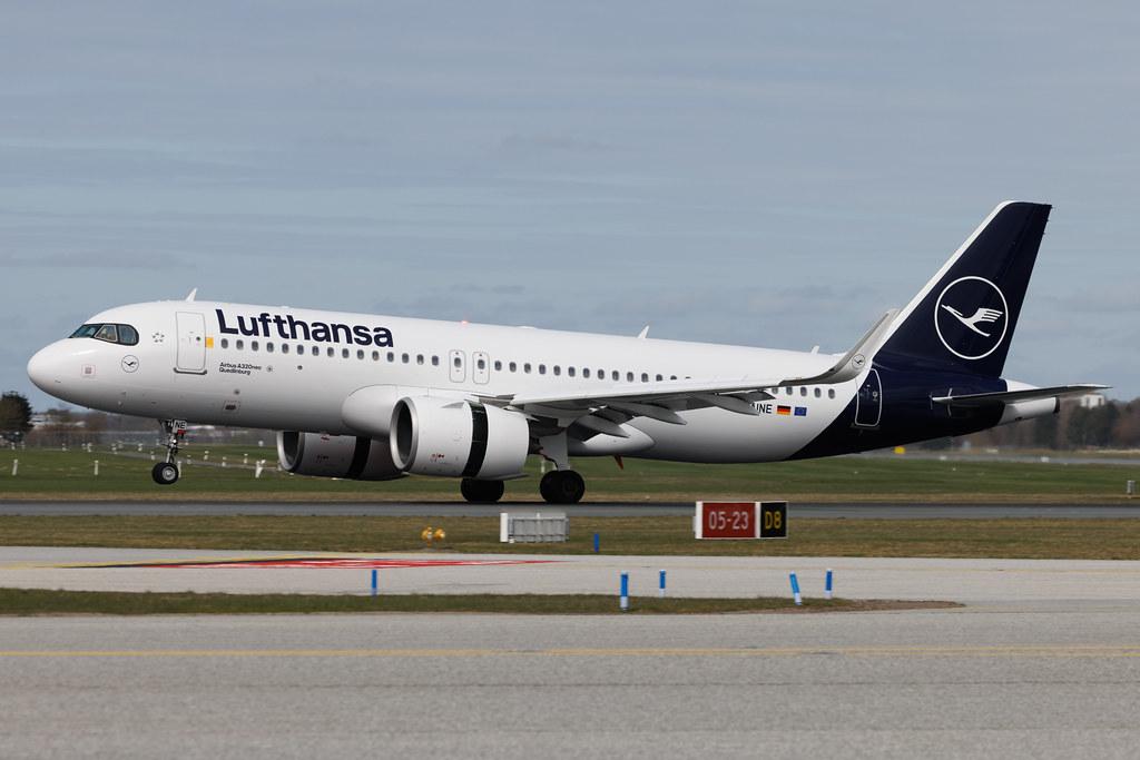 Hamburg Airport: Lufthansa (LH / DLH) | Airbus A320-271N A20N | D-AINE | MSN 7103