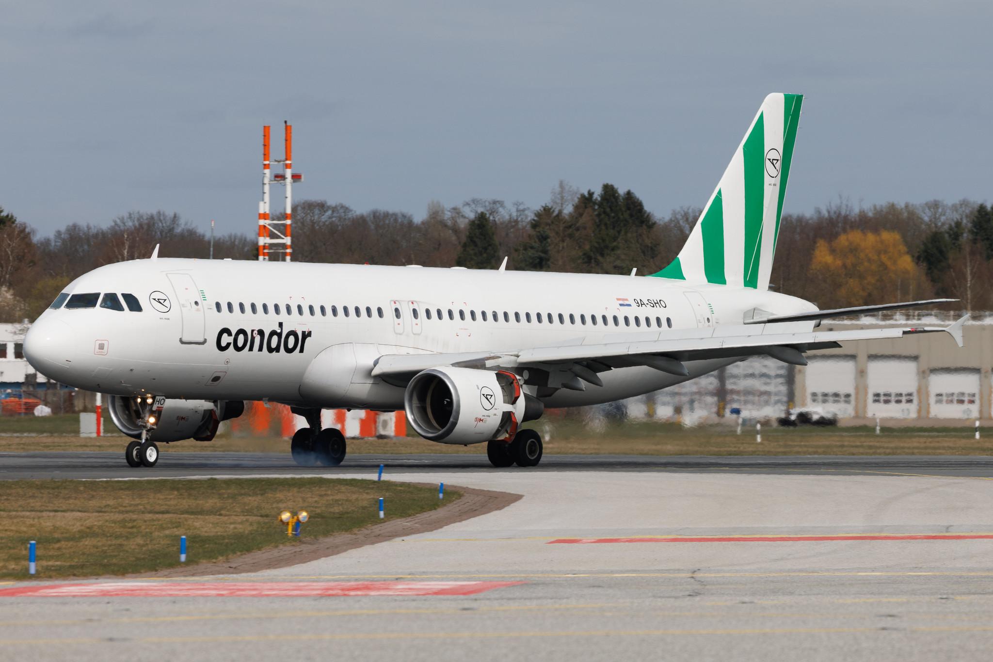 Hamburg Airport: Condor (DE / CFG) | Operator: Fly Air41 | Airbus A320-214 A320 | 9A-SHO | MSN 03840