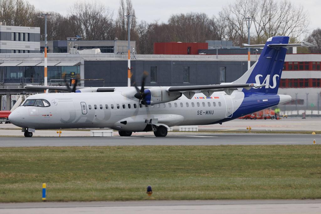 Hamburg Airport: SAS (SK / SAS) | Operator: BRA | ATR 72-600 AT76 | SE-MNU | MSN 1724