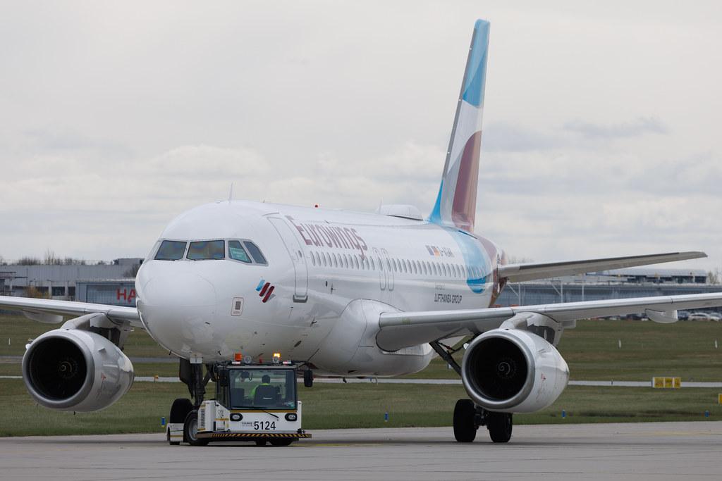 Hamburg Airport: Eurowings (EW / EWG) | Airbus A319-132 A319 | D-AGWK | MSN 3500