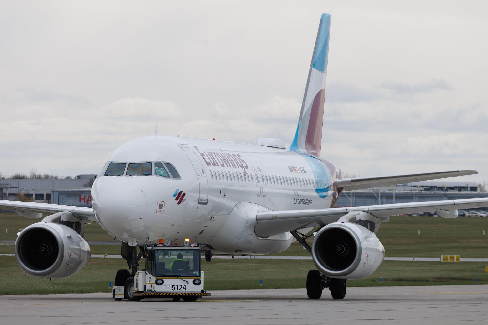 Hamburg Airport: Eurowings (EW / EWG) | Airbus A319-132 A319 | D-AGWK | MSN 3500