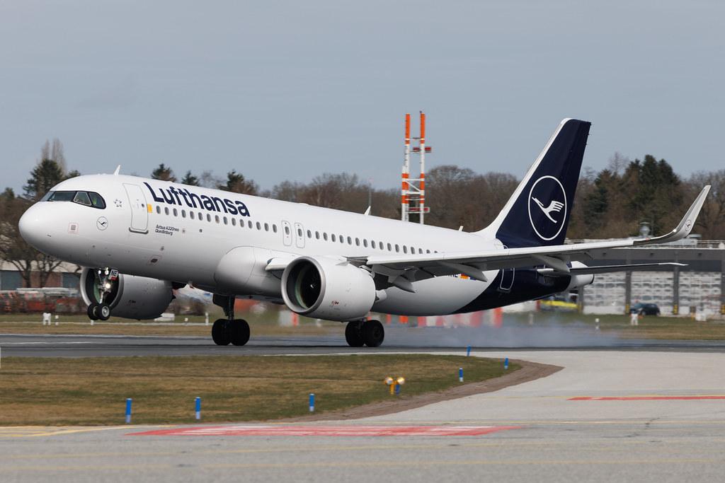Hamburg Airport: Lufthansa (LH / DLH) | Airbus A320-271N A20N | D-AINE | MSN 7103
