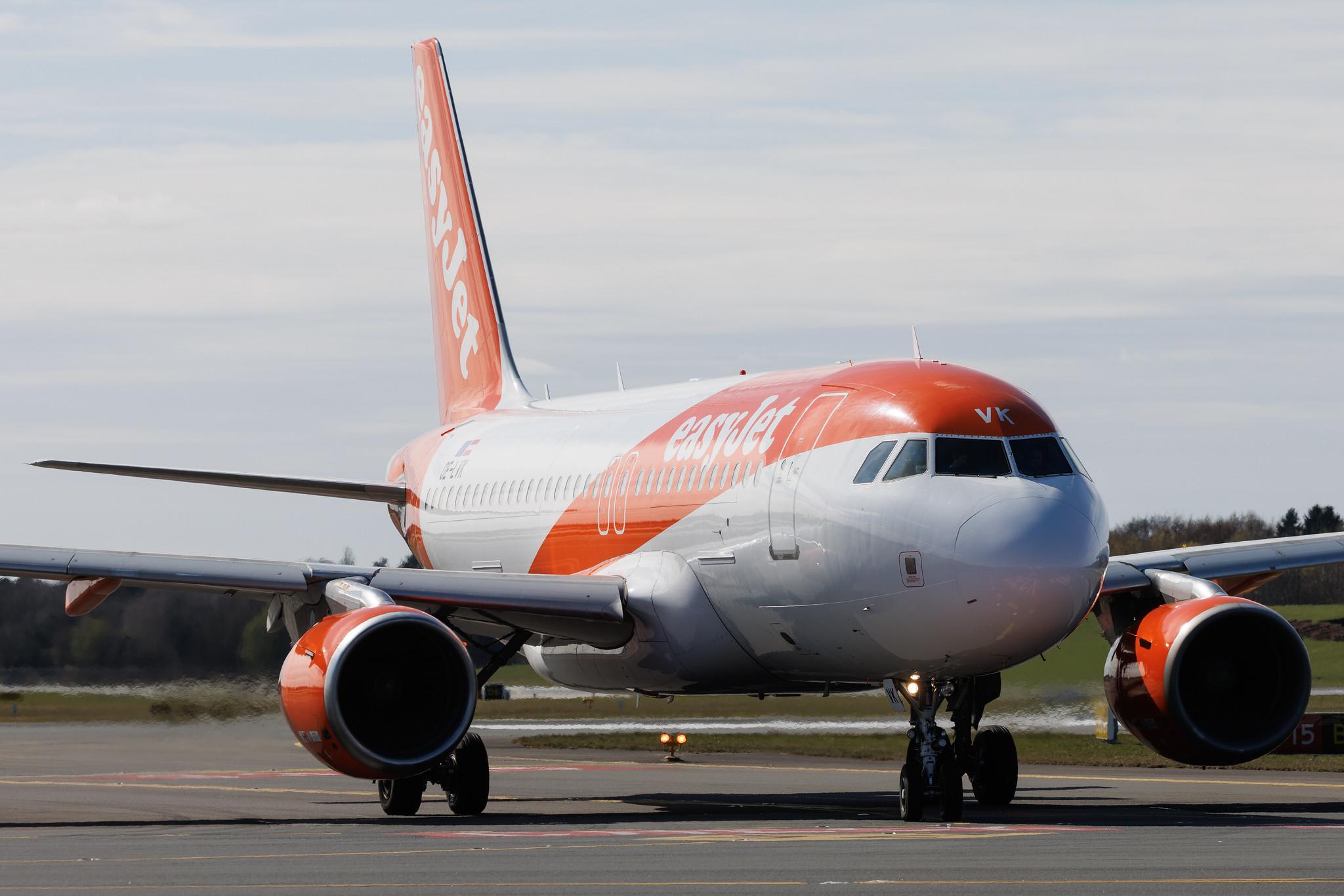Hamburg Airport: easyJet (U2 / EZY) | Operator: easyJet Europe | Airbus A319-111 A319 | OE-LVK | MSN 02782