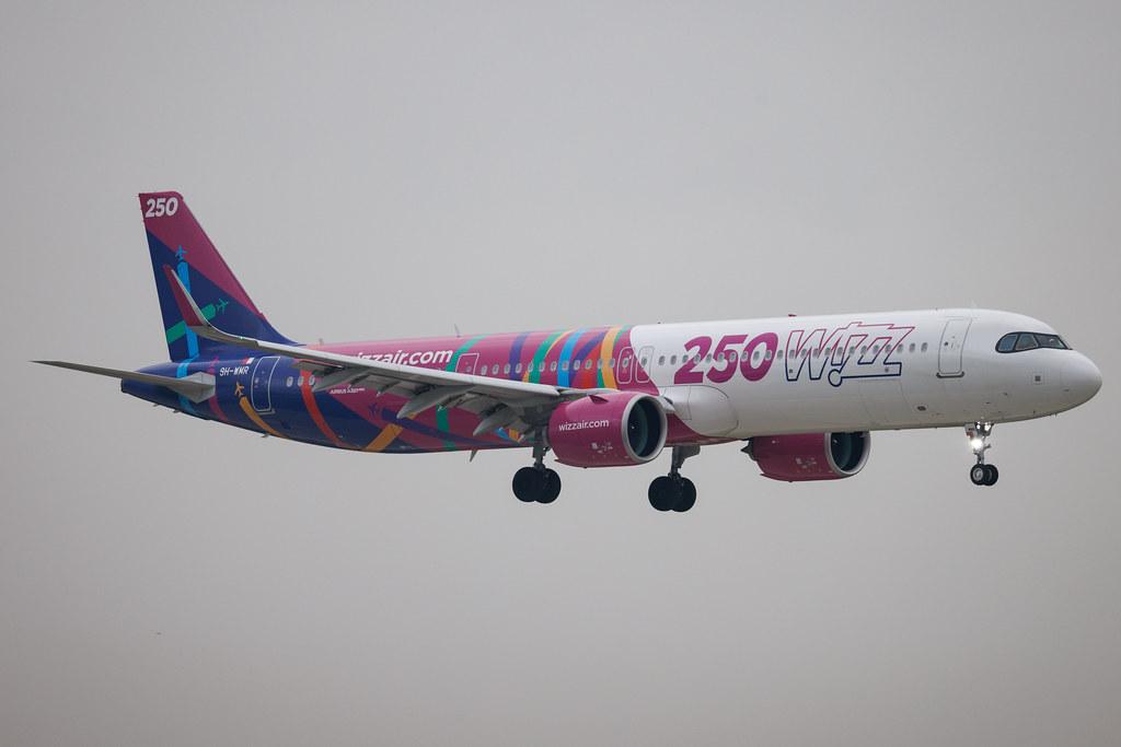 Paris Orly Airport: Wizz Air (W6 / WZZ) | Livery: 250th Aircraft Livery | Operator: Wizz Air Malta | Airbus A321-271NX A21N | 9H-WMR | MSN 12932