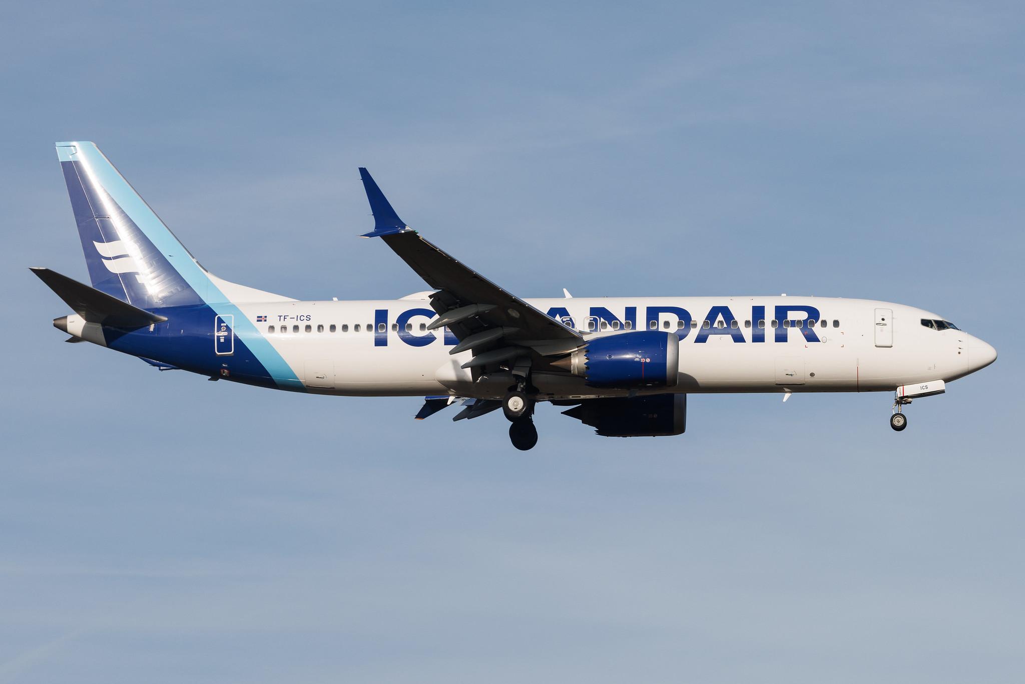 Frankfurt Airport: Icelandair (FI / ICE) | Boeing 737 MAX 8 B38M | TF-ICS | MSN 44569