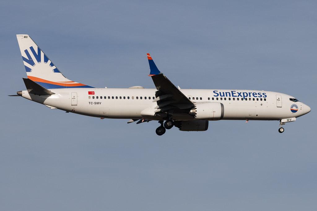 Frankfurt Airport: SunExpress (XQ / SXS) | Boeing 737 MAX 8 B38M | TC-SMV | MSN 42826