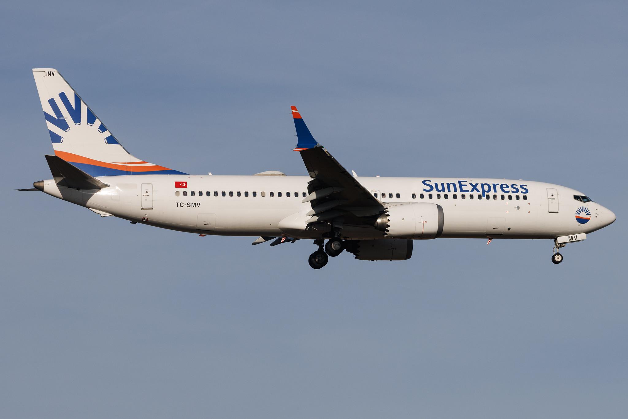 Frankfurt Airport: SunExpress (XQ / SXS) | Boeing 737 MAX 8 B38M | TC-SMV | MSN 42826