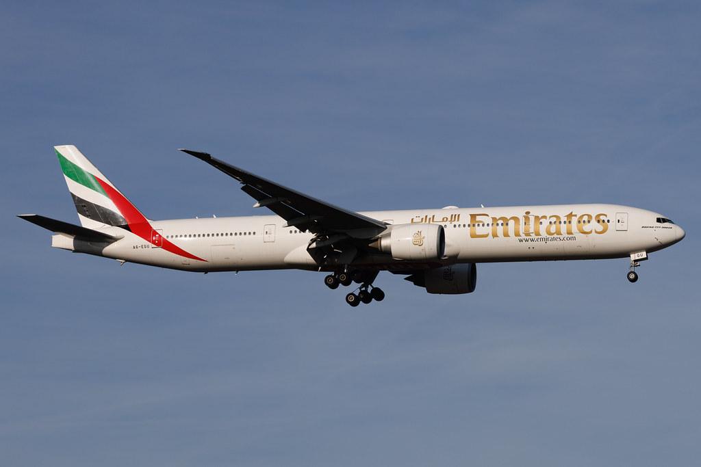 Frankfurt Airport: Emirates (EK / UAE) | Boeing 777-31H(ER) B77W | A6-EGU | MSN 41079