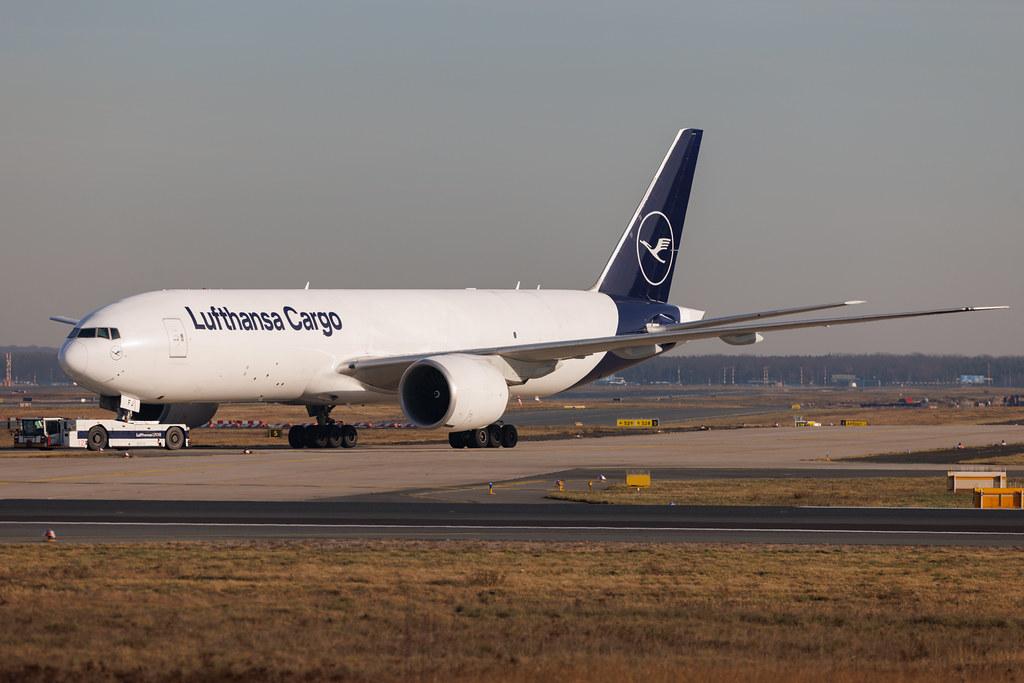 Frankfurt Airport: Lufthansa Cargo (GEC) | Boeing 777-F1H B77L | D-ALFJ | MSN 35612