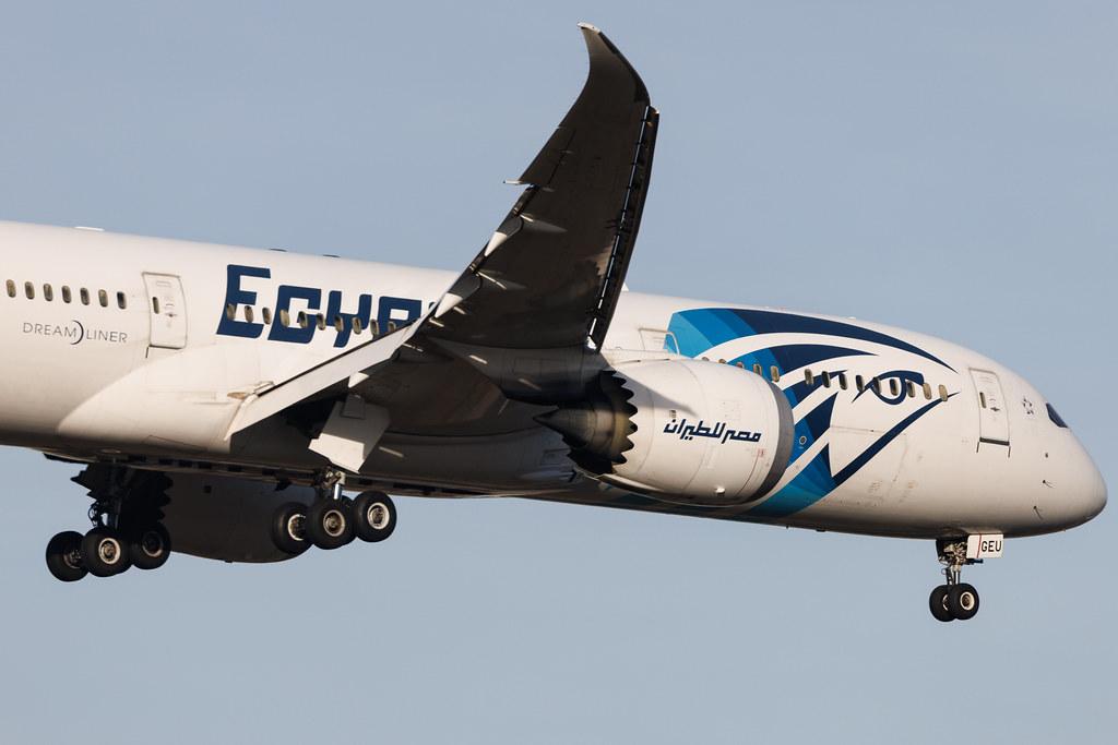 Frankfurt Airport: EgyptAir (MS / MSR) | Boeing 787-9 Dreamliner B789 | SU-GEU | MSN 38802