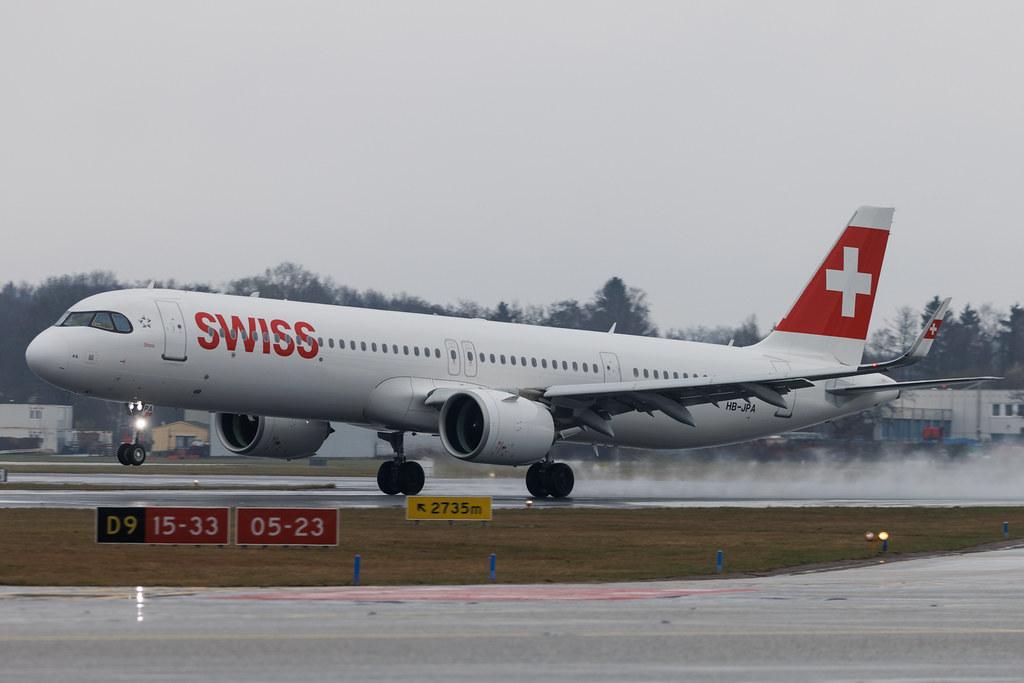 Hamburg Airport: Swiss (LX / SWR) | Airbus A321-271NX A21N | HB-JPA | MSN 09417