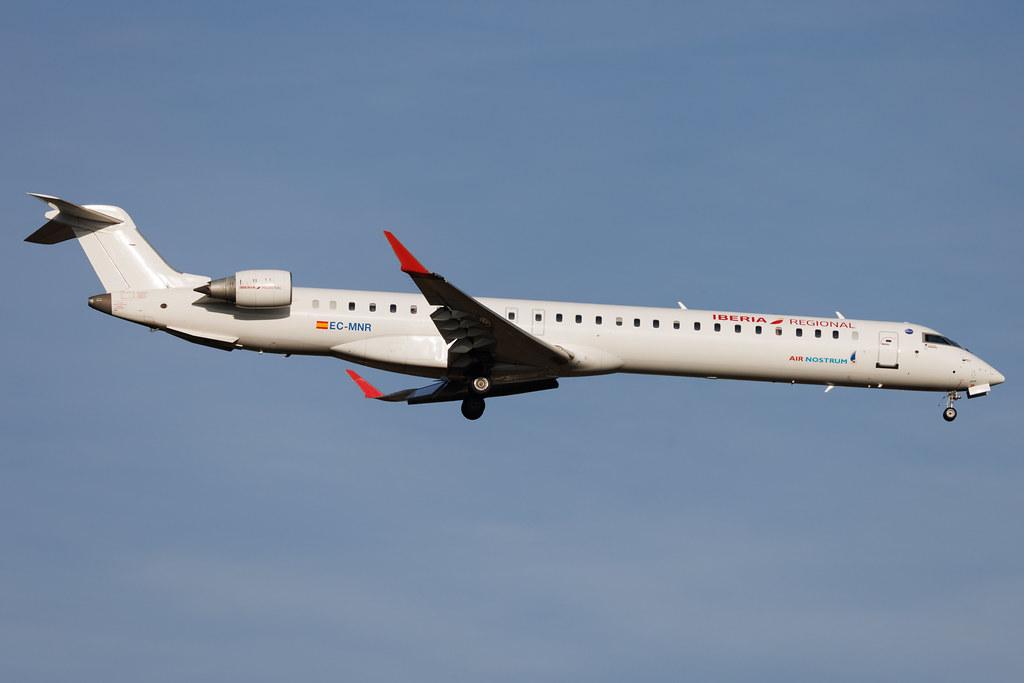 Frankfurt Airport: Iberia Regional (IB / IBE) | Operator: Air Nostrum | Mitsubishi CRJ-1000 CRJX | EC-MNR | MSN 19052
