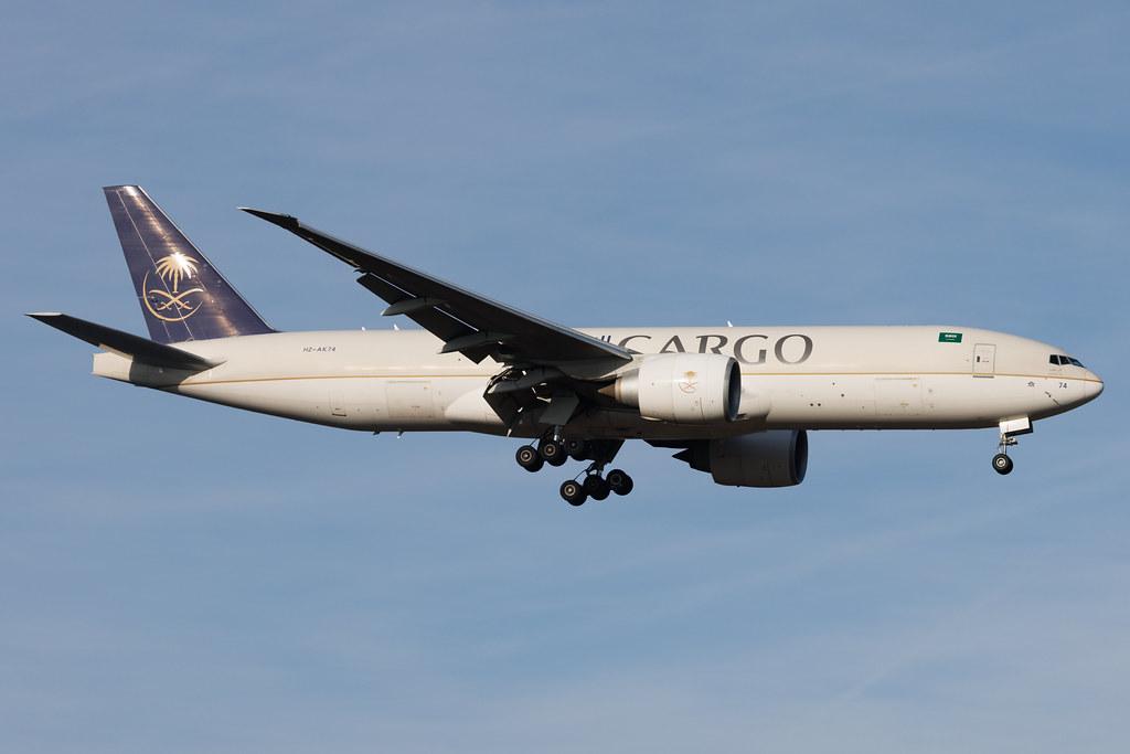 Frankfurt Airport: Saudia Cargo (SV / SVA) | Operator: Saudia | Boeing 777-FFG B77L | HZ-AK74 | MSN 60340
