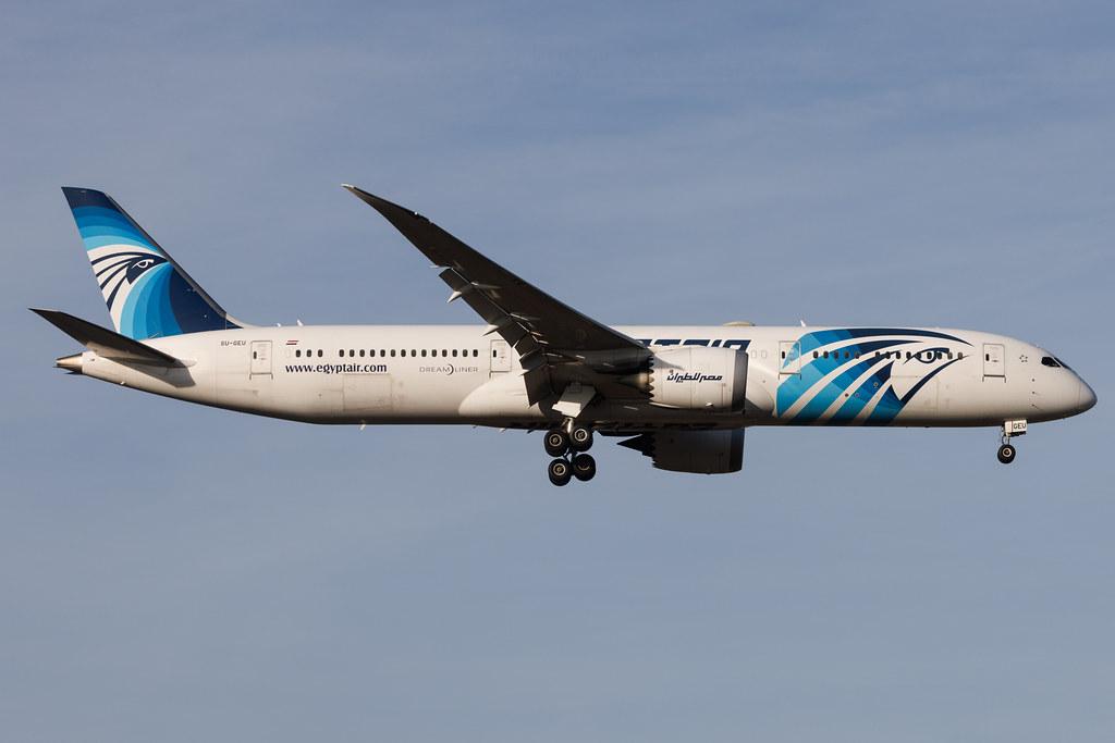 Frankfurt Airport: EgyptAir (MS / MSR) | Boeing 787-9 Dreamliner B789 | SU-GEU | MSN 38802
