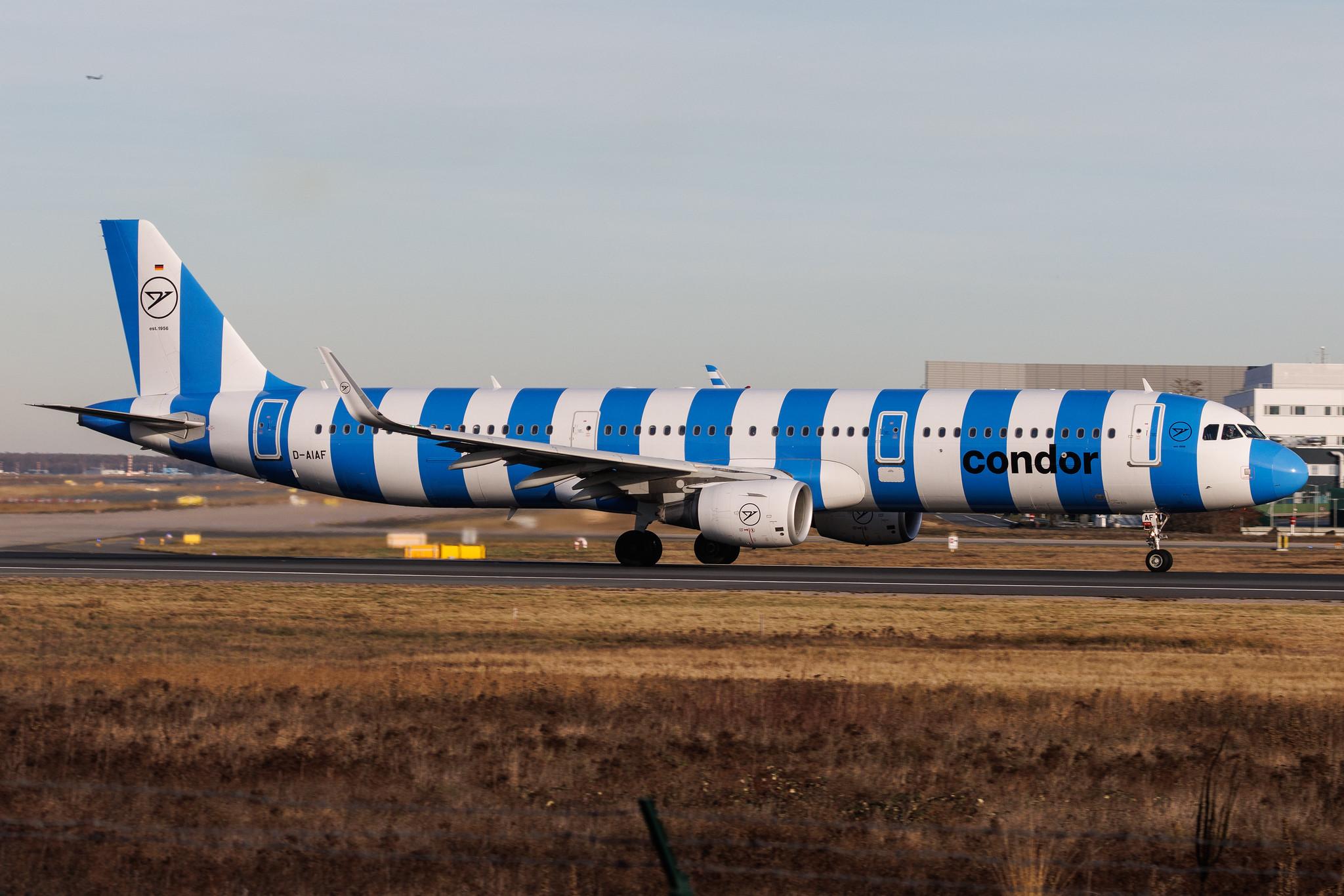Frankfurt Airport: Condor (DE / CFG) | Livery: Blue Sea Livery | Airbus A321-211 A321 | D-AIAF | MSN 6459