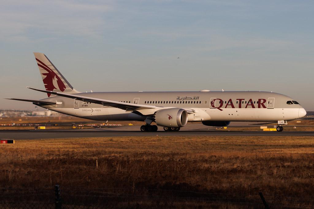 Frankfurt Airport: Qatar Airways (QR / QTR) | Boeing 787-9 Dreamliner B789 | A7-BHX | MSN 64233