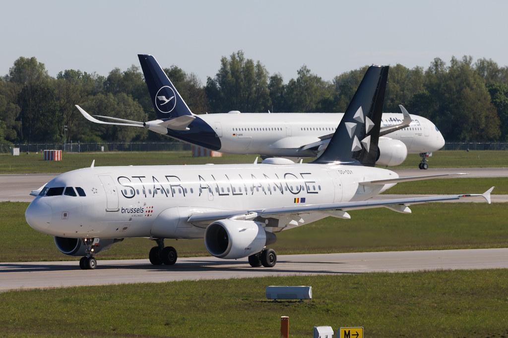 Munich Airport: Brussels Airlines (SN / BEL) | Livery: Star Alliance Livery | Airbus A319-112 A319 | OO-SSY | MSN 2494