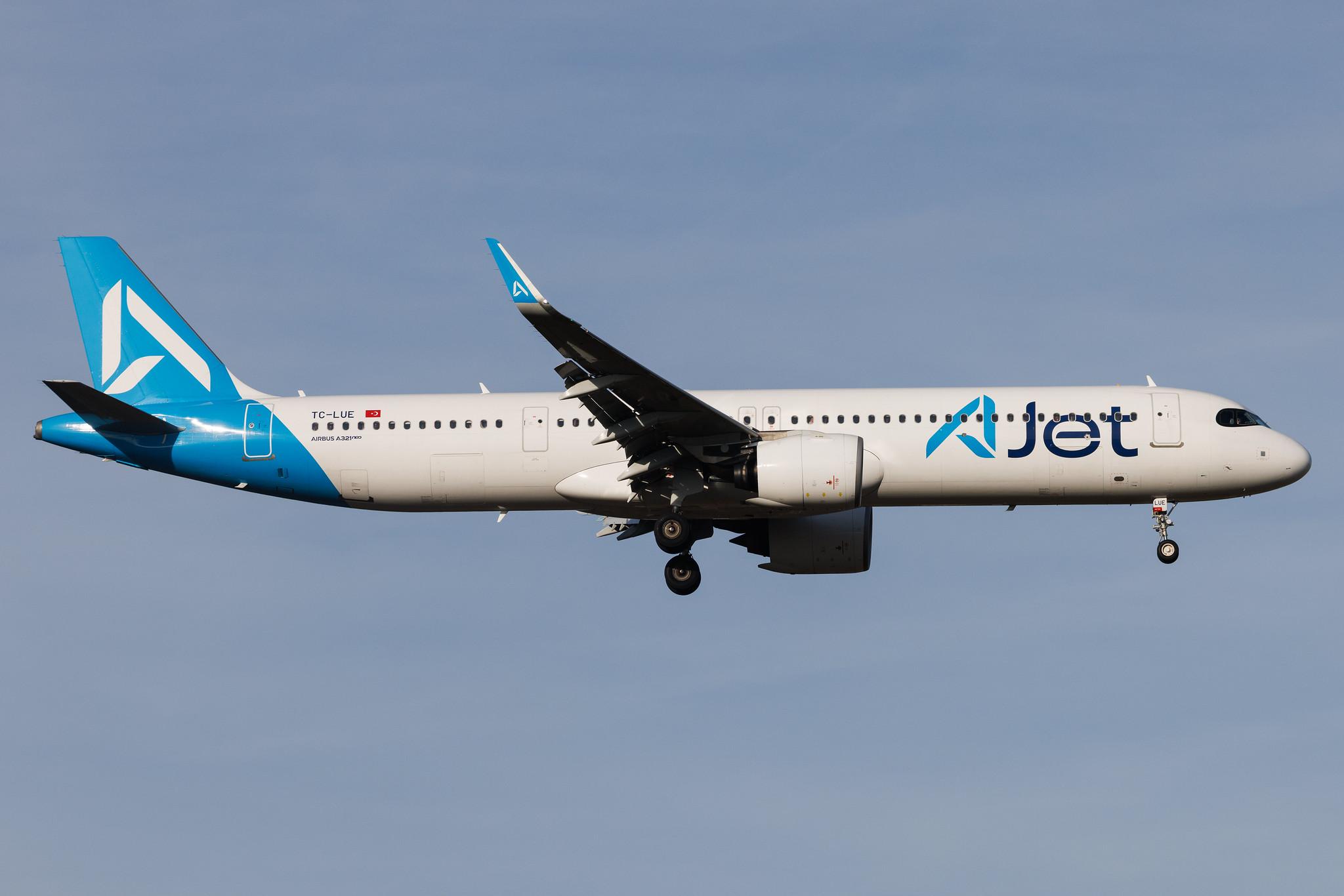 Frankfurt Airport: AJet (VF / TKJ) | Airbus A321-271NX A21N | TC-LUE | MSN 10331