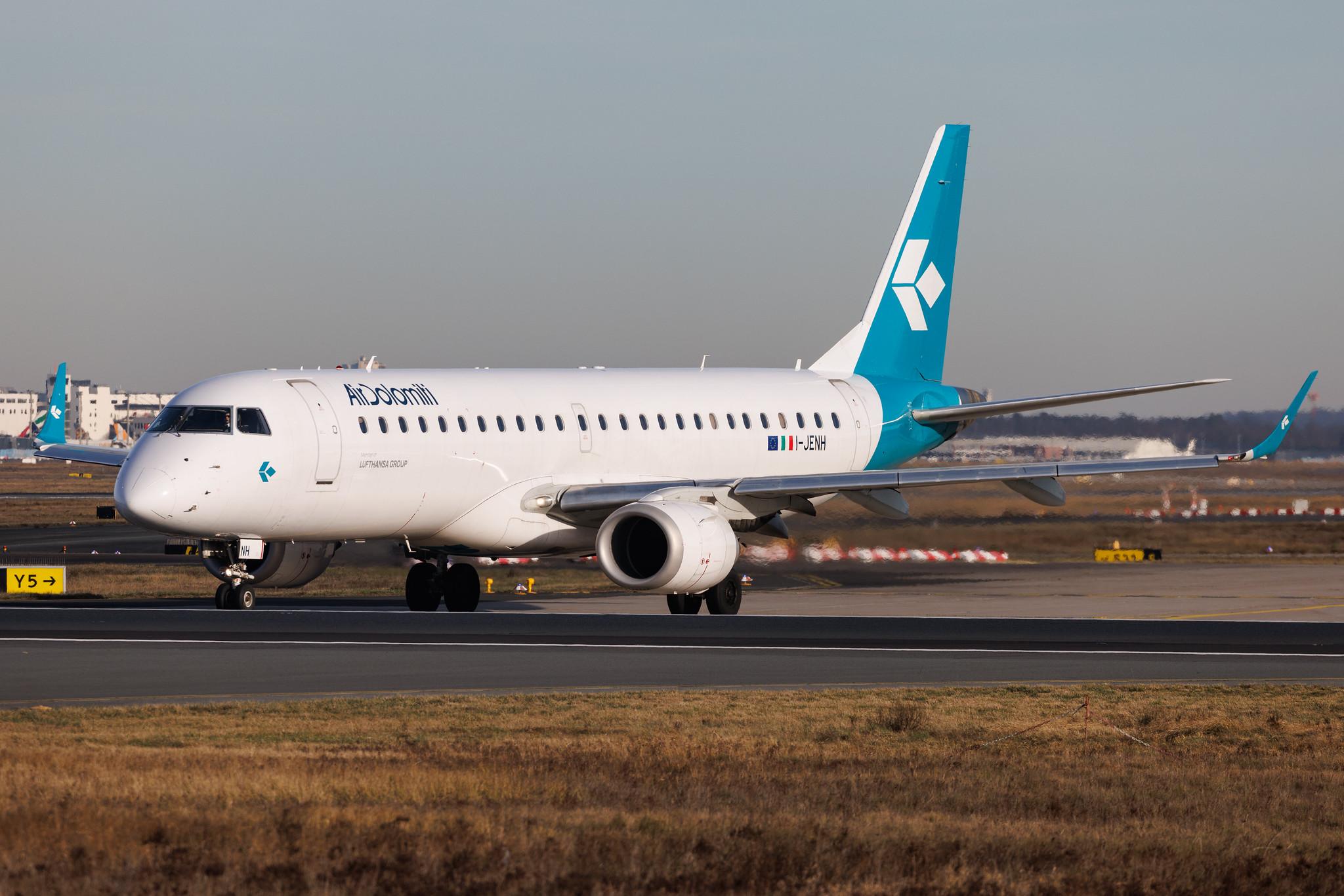 Frankfurt Airport: Air Dolomiti (EN / DLA) | Embraer E190LR E190 | I-JENH | MSN 19000359