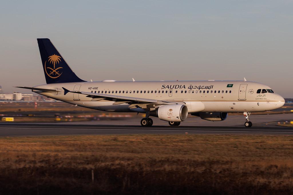 Frankfurt Airport: Saudia (SV / SVA) | Operator: Saudi Arabian Airlines | Airbus A320-214 A320 | HZ-ASE | MSN 4408