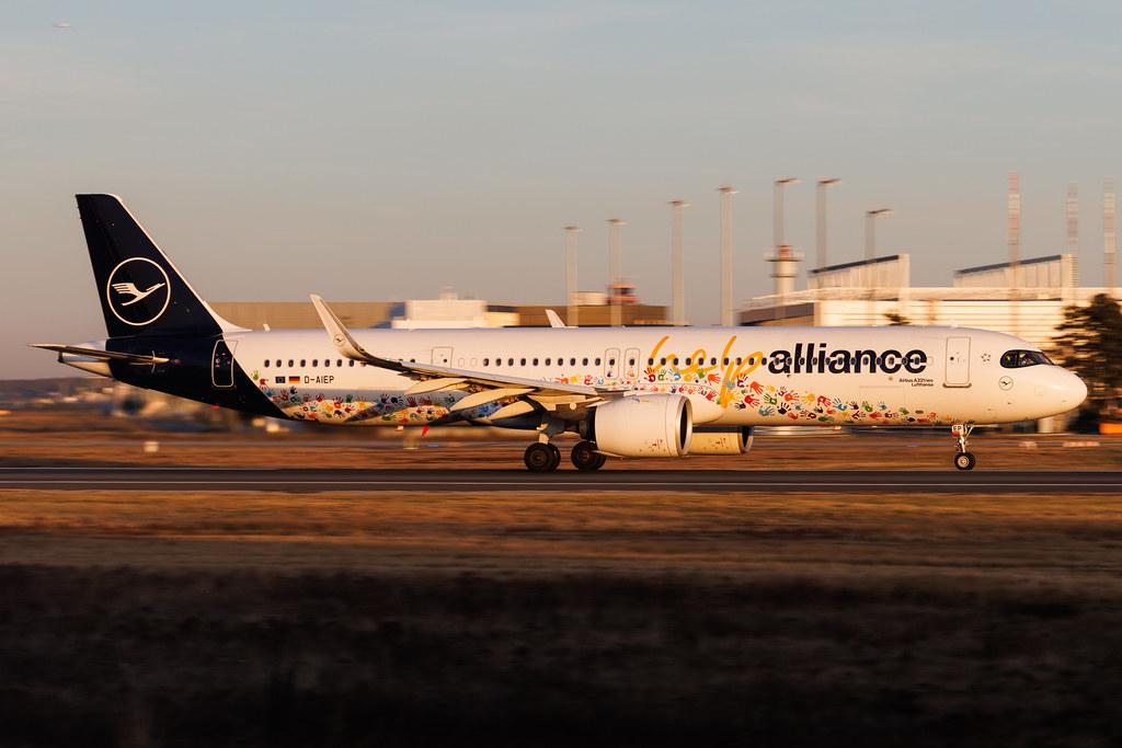 Frankfurt Airport: Lufthansa (LH / DLH) | Livery: Help Alliance Livery | Airbus A321-271NX A21N | D-AIEP | MSN 11027