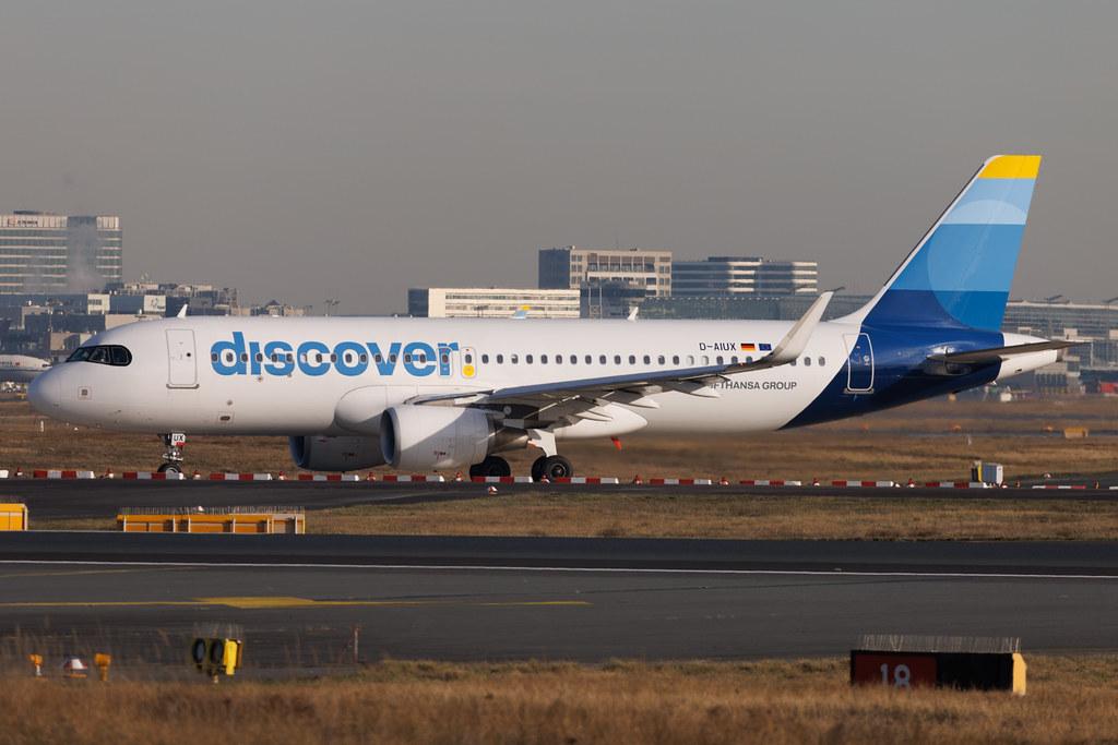 Frankfurt Airport: Discover Airlines (4Y / OCN) | Airbus A320-214 A320 | D-AIUX | MSN 7256