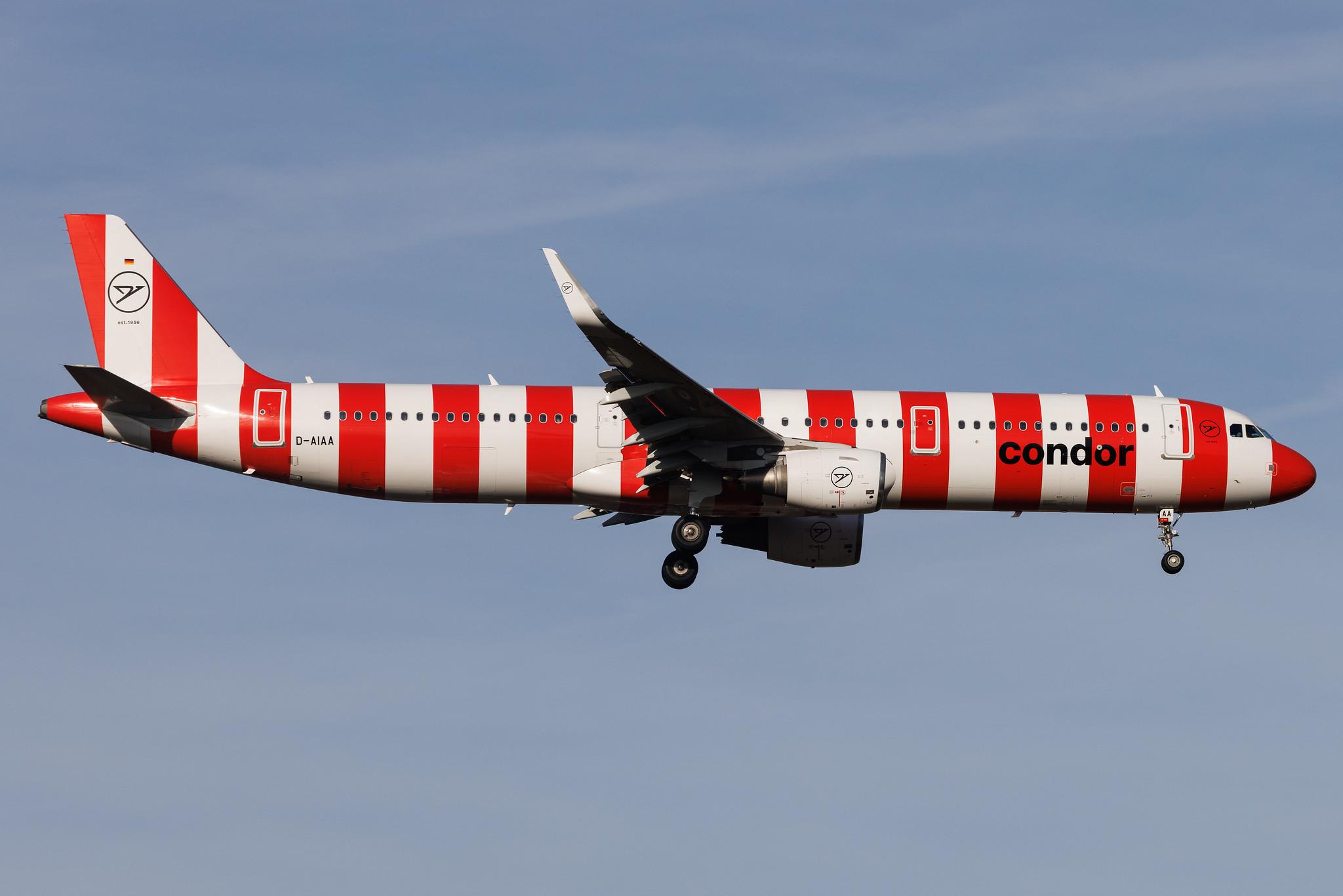 Frankfurt Airport: Condor (DE / CFG) | Livery: Red Passion Livery | Airbus A321-211 A321 | D-AIAA | MSN 06767