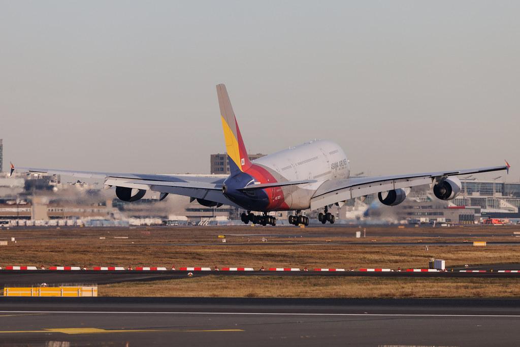 Frankfurt Airport: Asiana Airlines (OZ / AAR) | Airbus A380-841 A388 | HL7625 | MSN 152
