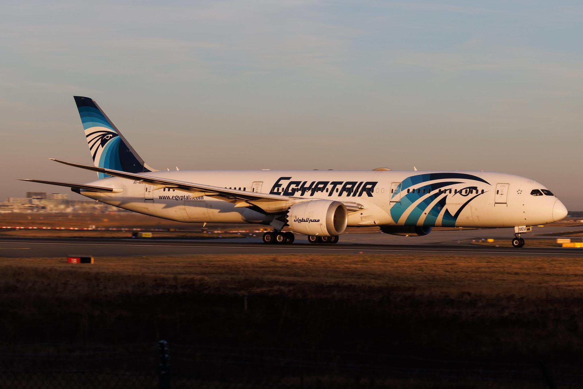 Frankfurt Airport: EgyptAir (MS / MSR) | Boeing 787-9 Dreamliner B789 | SU-GEU | MSN 38802