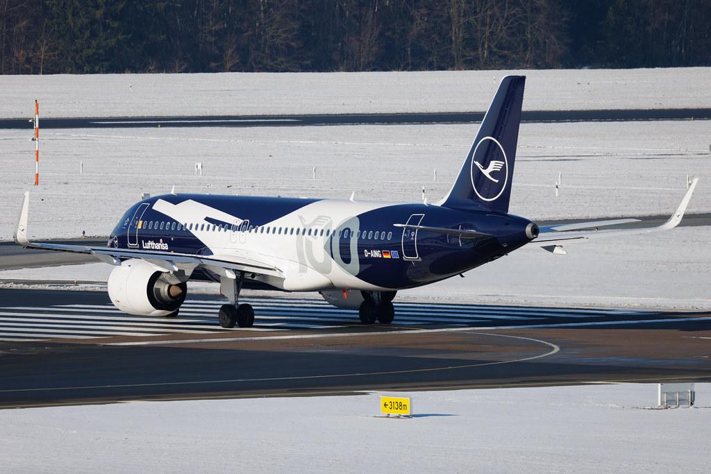Hamburg Airport: Lufthansa (LH / DLH) | Livery: 100th Anniversary Livery | Airbus A320-271N A20N | D-AING | MSN 7588